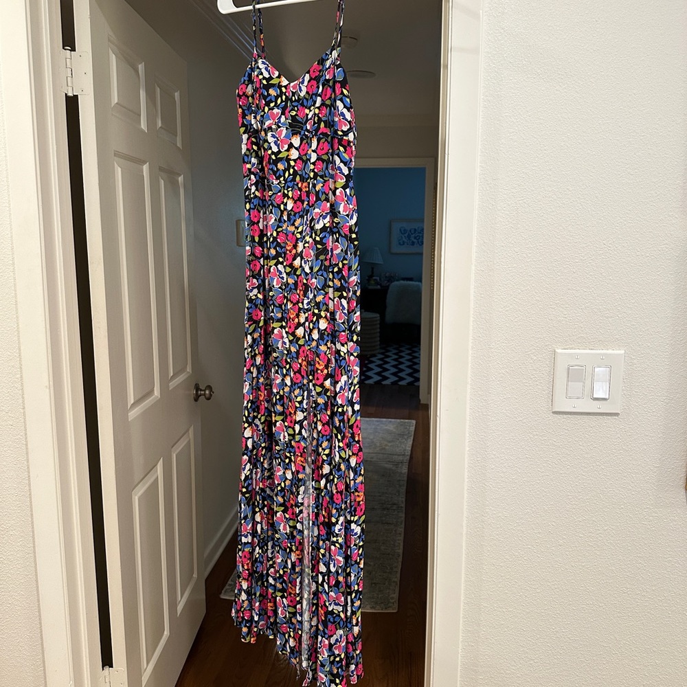 Colorful Yumi Kim dress from Anthropologie